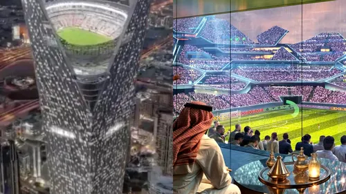 Cum va arăta și unde va fi construit „stadionul din cer” de un miliard $. Arabia Saudită accelerează lucrările