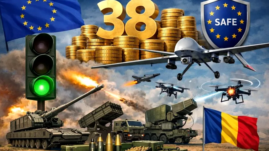 UE lansează investițiile prin programul SAFE. România, pe listă