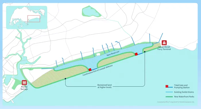 Singapore va avea propria „Long Island”, un proiect de miliarde de dolari