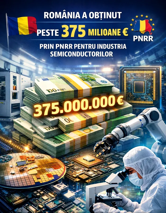 România investește 375 milioane € în industria de semiconductori