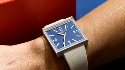 Swatch ironizează tarifele lui Trump cu un ceas „întors pe dos”