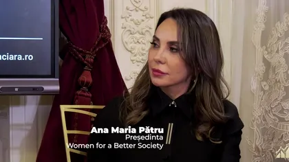 Eveniment Puterea Financiară. Ana Maria Pătru, președinta Women for a Better Society și Ilie Pușcaș, CEO Binance România, dialog despre votul pe blockchain și puterea rețelelor