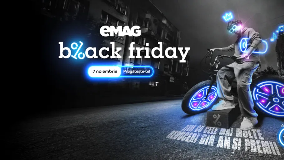 Black Friday 2025: eMAG estimează vânzări de 940 milioane de lei