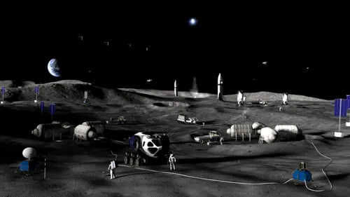 NASA vrea să construiască o bază lunară de 20 miliarde de dolari
