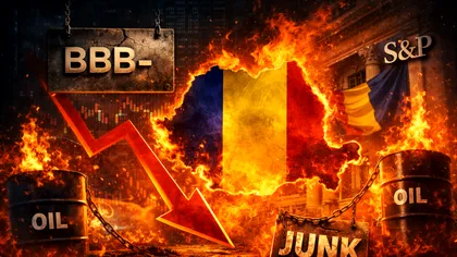 Analiză S&P: România riscă retrogradarea la categoria „junk” în scenariul unui șoc al prețului petrolului. Care este pragul critic