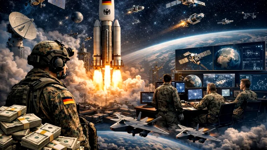 Germania lansează un program militar spațial de 35 miliarde $