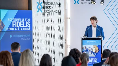 Ministerul Finanțelor a sunat clopoțelul la BVB pentru a patra emisiune de titluri de stat Fidelis din acest an