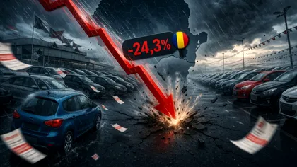 Piața auto din România, în cădere liberă în luna februarie