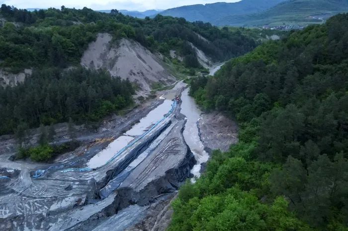 Salina Praid, în pericol: digul de protecție a cedat, iar infiltrările de apă compromit structura subterană