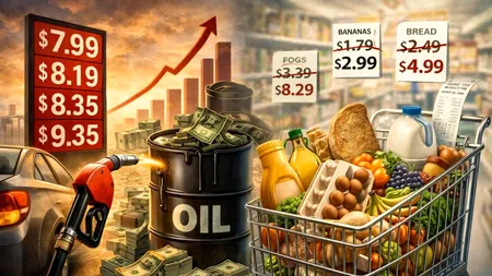 Cum influențează scumpirea petrolului prețurile la benzină și alimente