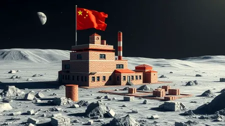 China a inventat o mașină pentru a produce cărămizi pe Lună. Case din solul lunar, de la science-fiction la inginerie reală
