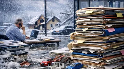 Zeci de dosare de daună deschise după fenomene meteo extreme