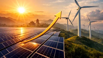 China: Energia solară depășește în premieră energia eoliană