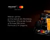 Banca Transilvania devine partener oficial al echipei McLaren F1 (VIDEO)