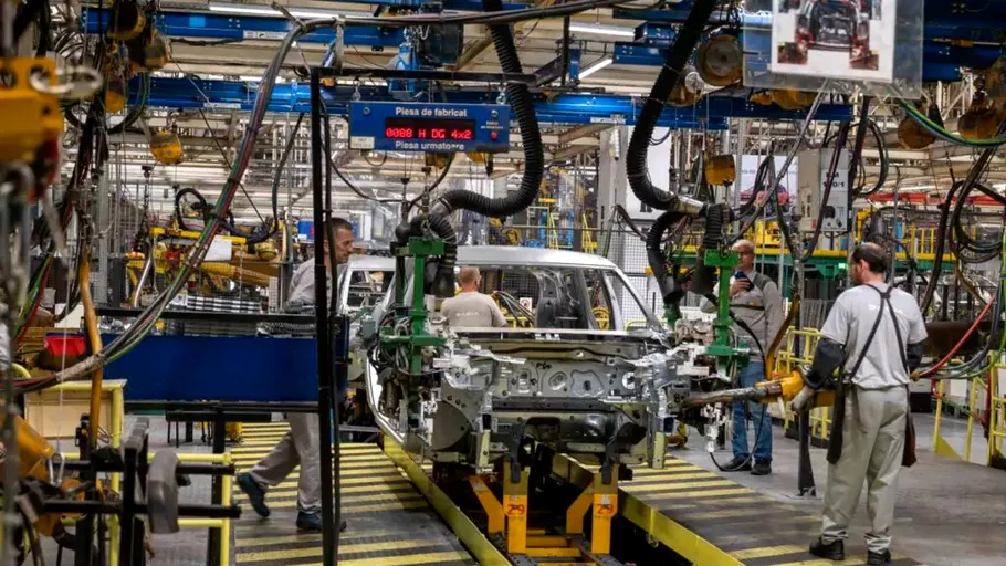 Producția auto din România, în declin: minus 6,65% în octombrie