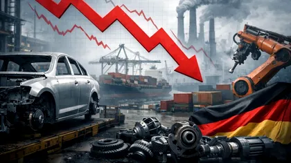 Industria germană, al treilea an de scădere a exporturilor