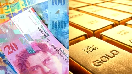 Leul pierde mai mult de doi bani în raport cu francul elveţian, la cursul oficial