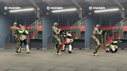 De ce s-a lăsat CEO-ul unei companii doborât de propriul robot (VIDEO)