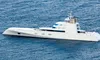 Superyachtul oligarhului Melnichenko zace abandonat de ani de zile în portul din Dubai