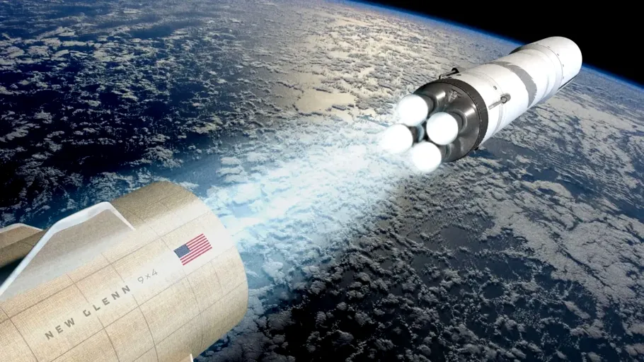 Blue Origin lansează o versiune mai puternică pentru New Glenn