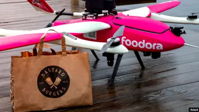 Vom primi cu drone livrările de mâncare caldă la domiciliu?