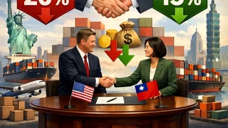 SUA și Taiwan reduc taxele vamale în urma unui nou acord comercial