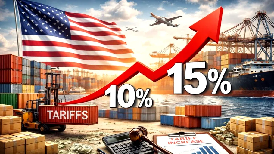 SUA vor mări zilele următoare tariful vamal global de la 10% la 15%