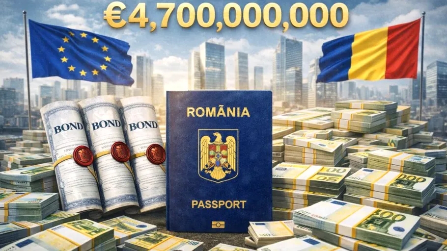 România atrage 4,7 miliarde de euro prin obligațiuni pe piețele internaționale
