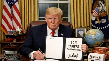 Donald Trump impune un tarif vamal de 10% pentru toate țările