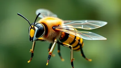 Chinezii au creat cyber-albina, prin fuziunea naturii cu tehnologia. Poate fi controlată de la distanță și face munci remarcabile