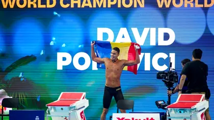 Câți bani va primi David Popovici pentru cele două medalii de aur câștigate la CM de natație (VIDEO)