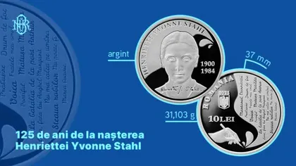 BNR lansează o monedă de argint unică. Pasionații de numismatică o vor adora în colecțiile lor