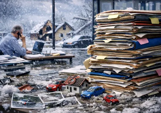 Opt din zece români asociază schimbările climatice cu fenomenele meteo extreme. Încrederea în rezistența locuințelor a scăzut cu 10 puncte procentuale