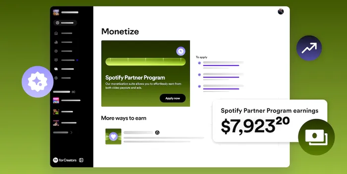 Spotify reduce pragurile de acces în programul său de monetizare