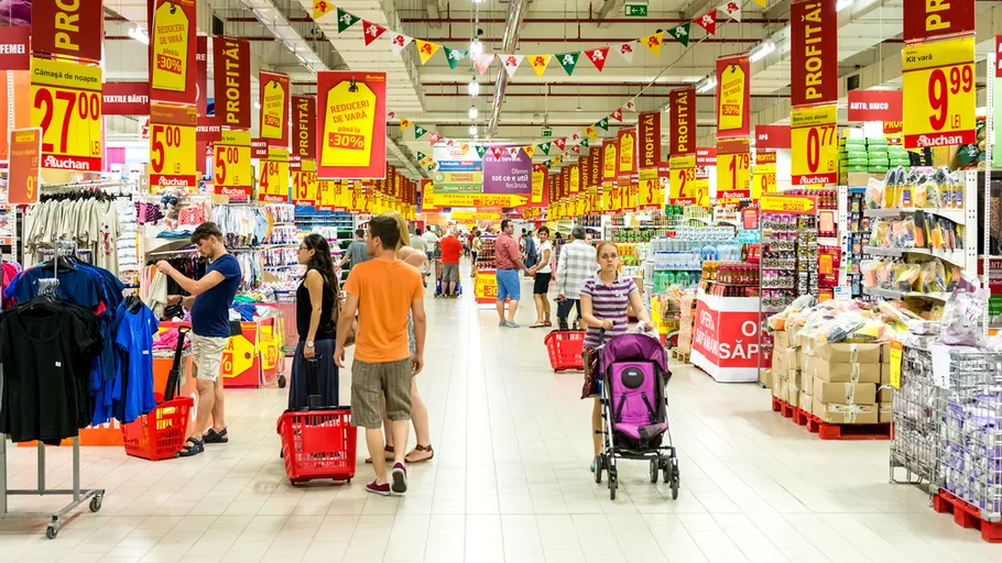 Piața de bunuri de larg consum din România, creștere de 9% în T1