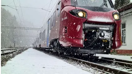 Trenurile electrice Coradia Stream de la Alstom, primele teste trecute cu succes prin nămeți