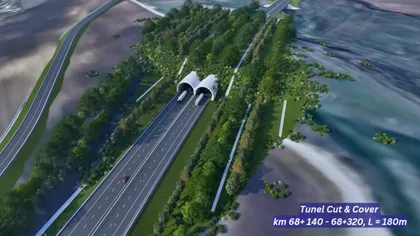 Autostrada „de lux” a Moldovei: record absolut de cost lângă Iași, cu tuneluri uriașe și lucrări spectaculoase