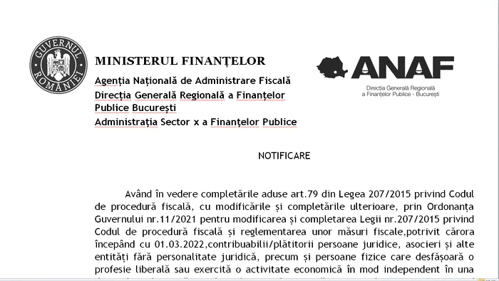 ANAF trimite notificări fără documente. Ce trebuie să știi înainte să răspunzi
