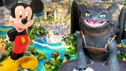 Dragonul Toothless VS Mickey Mouse. Cum se bat marile parcuri tematice să atragă cât mai mulți vizitatori