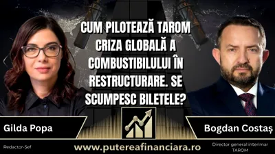 Cum traversează TAROM „furtuna perfectă” din aviație în plin plan de restructurare. Bogdan Costaș: „Criza carburantului ne macină pe toți. Luăm în calcul două scenarii”