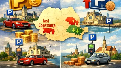 Cele mai scumpe parcări din România: ce orașe conduc topul
