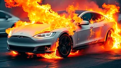 Un șofer a ars de viu într-o mașină electrică. Detaliul care a blocat salvarea a șocat lumea auto
