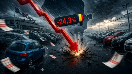 Piața auto din România, în cădere liberă în luna februarie