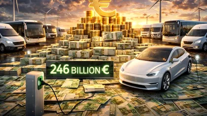 Tranziția la flotele electrice ar putea economisi 246 miliarde de euro