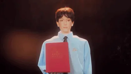 Un robot umanoid a fost admis în China la un program de doctorat artistic (VIDEO)