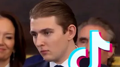 Barron Trump la TikTok. Anturajul președintelui SUA a început să vânture ideea în spațiul public