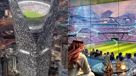 Cum va arăta și unde va fi construit „stadionul din cer” de un miliard $. Arabia Saudită accelerează lucrările