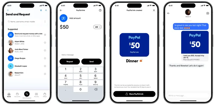 PayPal lansează linkuri pentru tranzacții unice și cripto