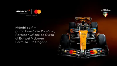 Banca Transilvania devine partener oficial al echipei McLaren F1 (VIDEO)