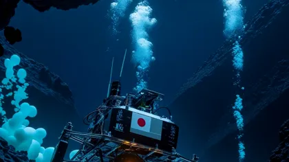 O revoluție științifică subacvatică în Japonia: un robot autonom a reușit să cartografieze vulcanii submarini, fără GPS sau control uman